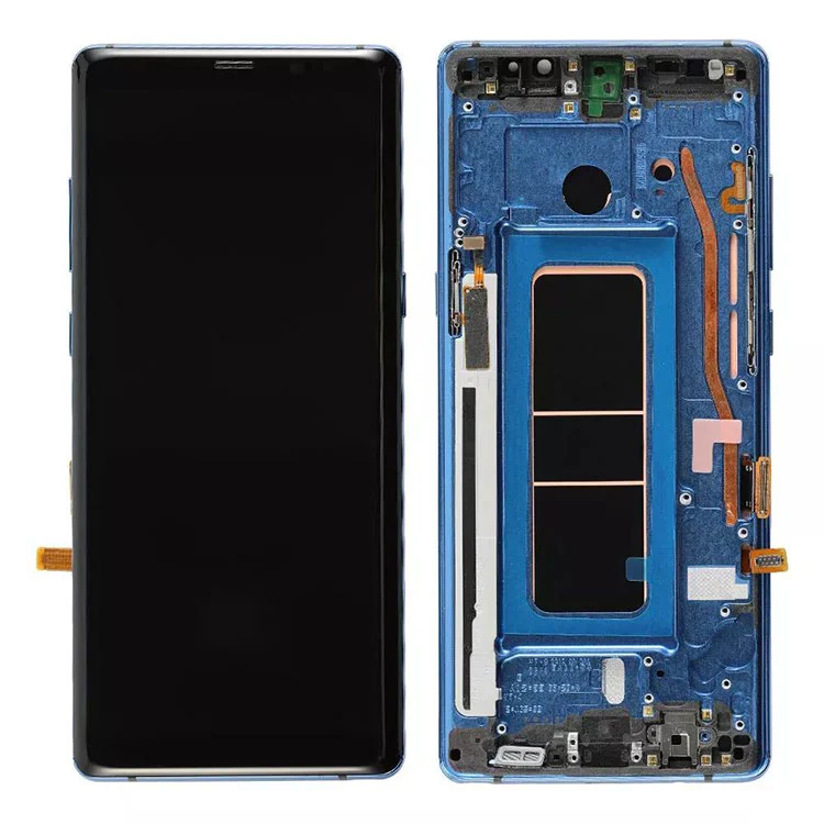 För Samsung Galaxy Obs 8 LCD OLED Display Skärmmontering med ram