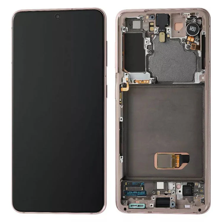 För Samsung Galaxy S21 LCD Display pekskärmsmonteringsbyte