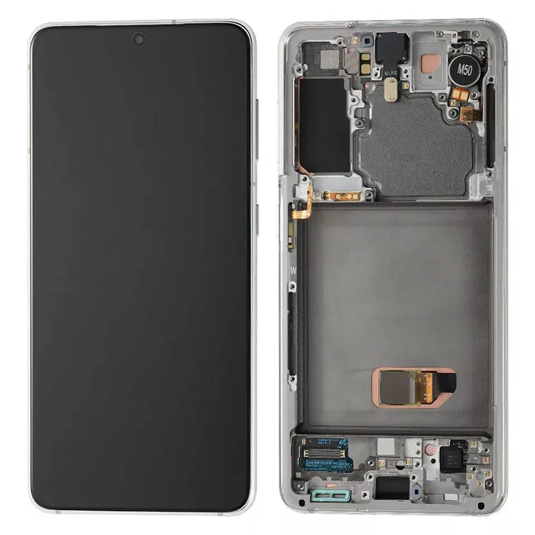 För Samsung Galaxy S21 LCD Display pekskärmsmonteringsbyte