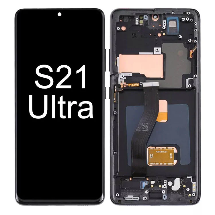 För Samsung Galaxy S21 Ultra LCD Display Pekskärmsersättning