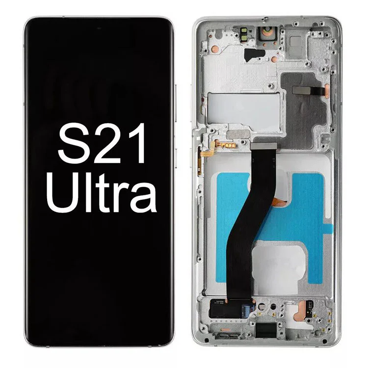 För Samsung Galaxy S21 Ultra LCD Display Pekskärmsersättning